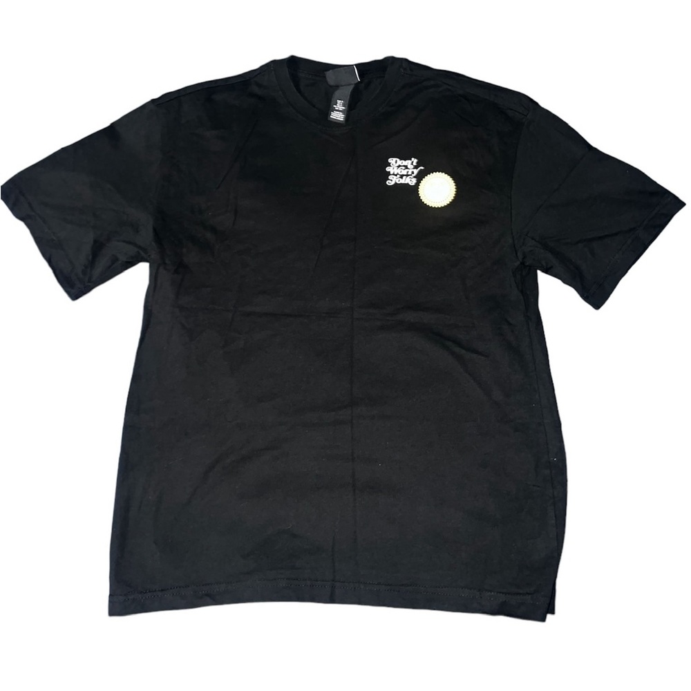 ZARA graphic black tee in Small